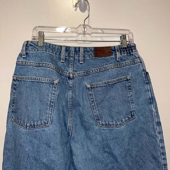 L.L. Bean Womens Original Fit Jeans Size 16 Elastic Waist 100% Cotton - Picture 4 of 9